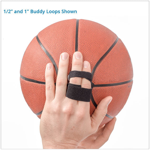 3pp Buddy Loops treat jammed, swollen, sprained, or broken fingers. Designed to provide quick and comfortable relief, the original Buddy Loops offer a hassle-free alternative to sticky tape or messy straps.
